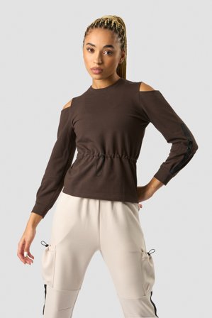 ICANIWILL - Stance Long Sleeve Wmn Dark Brown - Träningströja - Dam - Träningskläder från ICIW