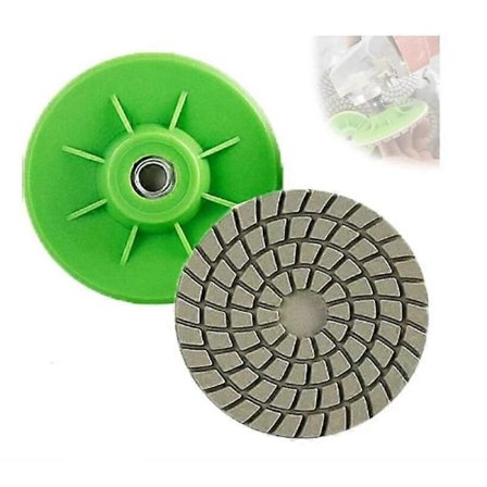 1~3X Diamantslipskiva Kompatibel med Kakeltrimning och Polering, Diamantslipplattor Diamantpoleringsplatta Våt Torr Buff Slipskiva