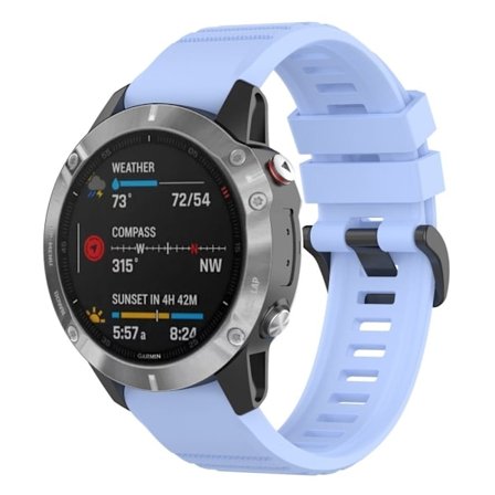 Garmin Epix / Fenix 7 klockarmband i silikon - Baby Blå