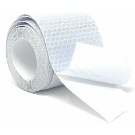 3 meter reflekstape i høj kvalitet, klæb og klip - vejrbestandig reflekstape - advarselstape, reflekterende og selvklæbende