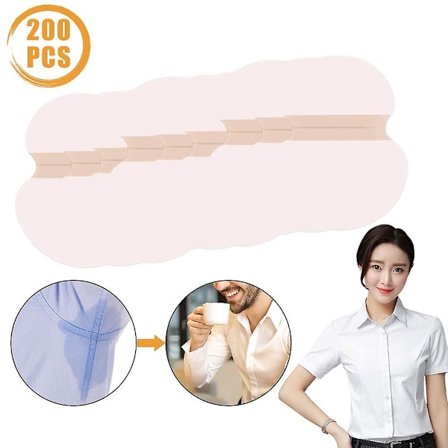 100 stk. svedunderlag til armhuler - svedabsorberende engangspuder til armhuler - deodorant til armhuler