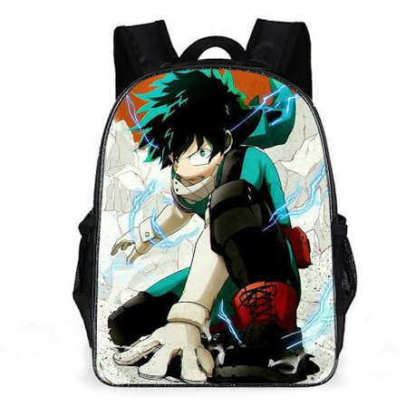 My Hero Academia student skolväska My Hero Academia grundskola och högskola skolväska herr och dam barn ryggsäck-D6 My Hero Academia 05