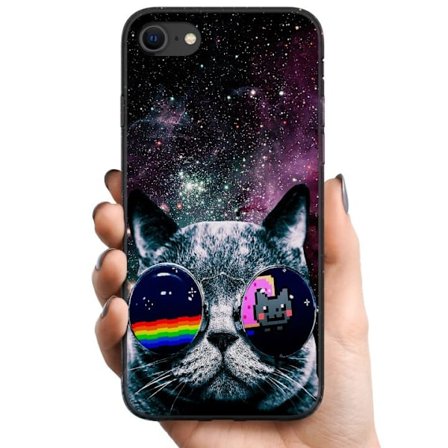 Yhteensopiva Puhelinkuori Apple iPhone 7 Avaruus kissa