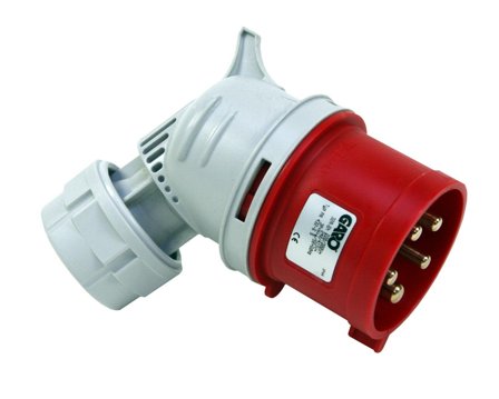 Garo PA 432-6 S Støpsel IP44, vinklet, 5-polet, 32 A, 6 h, Stikkontakter & kabler