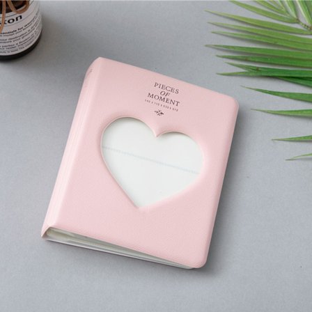 Hollow Heart Pictures Fotoalbum Multipurpose Photocard Binder Holder Card