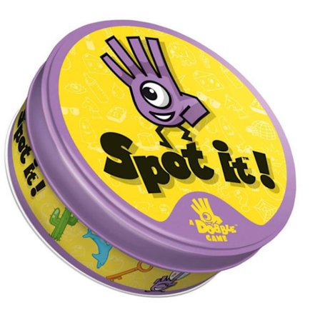 Spot it! Kortspil | Fra 6 år | 2-8 spillere | 15 minutters spilletid