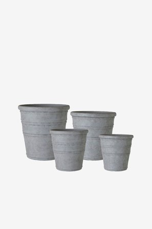 Wikholm Form - Kruka Majvor S/4 - Grå - Krukor & vaser - Från Homeroom
