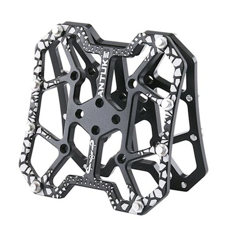 Sykkelpedaladapter i aluminiumslegering, universelle klikkpedaladaptere for sykler, konverterer klikkpedaler til flate pedaler