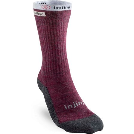 Injinji Women's Liner + Hiker Crew Women hiking socks Red 40,5-44,5