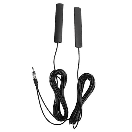 Bil/Hjem FM Selvklæbende Monterings Radioantenne Skjult Forrude Bilantenne med Patch-YM