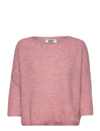 Jdyinger 3/4 O-Neck Pullover Knt Lo Pink Jacqueline De Yong