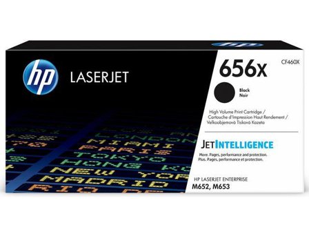 HP 656X - Høy ytelse - svart - original - LaserJet - tonerpatron (CF460X)