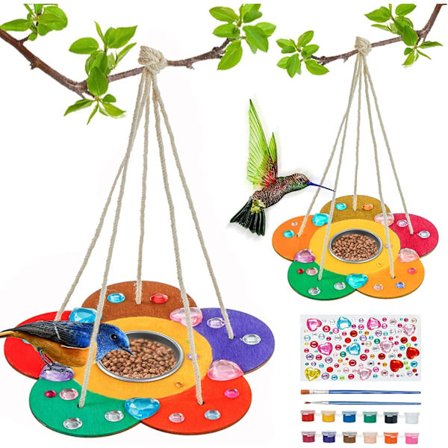 Fuglemater for barn - kunst og håndverk utendørs