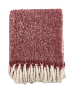 Pläd Morgan Bordeaux - Mogihome