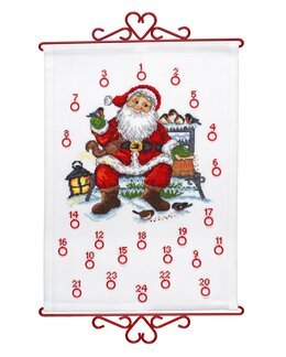Broderikit Kalender Nissens Venner - Permin