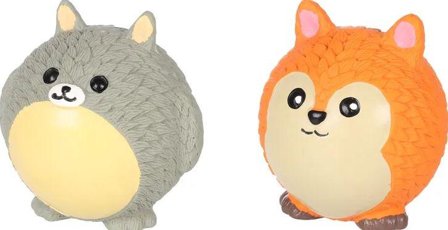 Latex Hundeleke med Pip, 1stk - 8,5cm