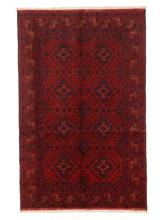 Medallón Pequeño Afghan Khal Mohammadi Alfombra 124X193 Lana