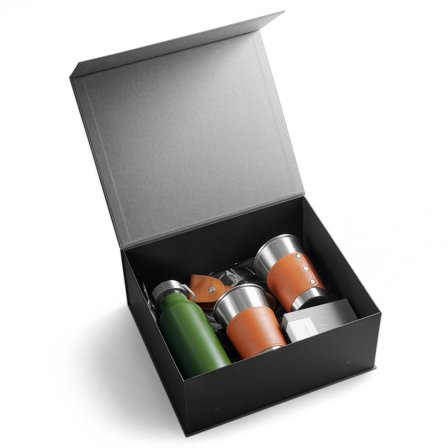 Deluxe Outdoor Adventurer's Gift Box | Stainless Steel & Leather for Men - Gift boxes