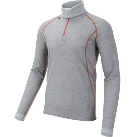 Ulvang 50fifty 2.0 Turtle Neck With Zip Men's Men base layer tops Grey L