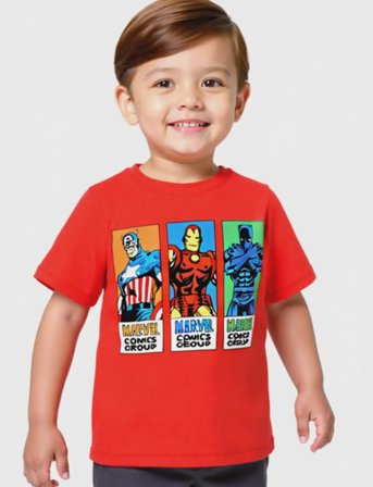 Marvel Tshirt - Red - 104