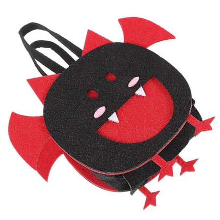 Återanvändbara Påsar Halloween Filtväska Halloween 3D Design Multi 23.50X19.00X7.50cm Förvaring 1Pack[HK]