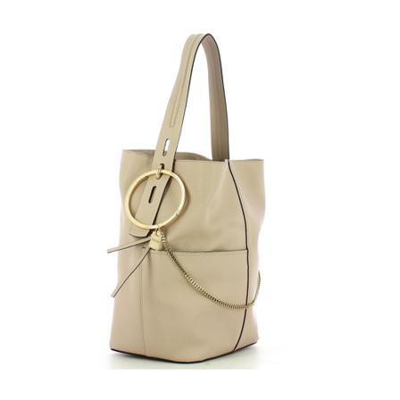 Borbonese, Shoulder Bags Beige, Dames, Maat:ONE Size