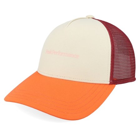 Peak Performance - Beige Trucker Cap - Pp Cap Solar Burst/Vintage White A-Frame Trucker @ Hatstore