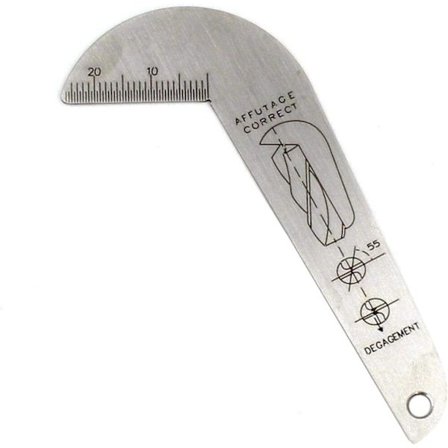 Borr-måler Slipestøtte Vinkelmåler Protraktor Slipestein 118 Grader