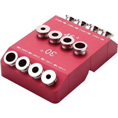 30/45/90° Vinkelbor Hullmal Jig for Albue og Rett Hull, Kabelkropp Offset Skruedrillmal, 1 stk