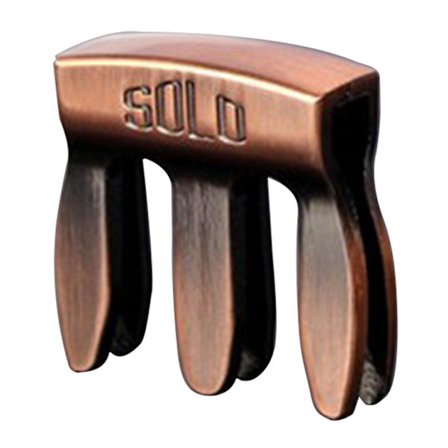 3-benet Violin Mute Bratsch Øvelse Metal Mute Fiddle Lyddæmper Violin Practice Mute Holdbare violindele og tilbehør