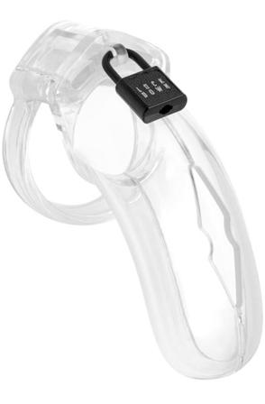 Lockdown Chastity Cage Clear Large Kyskhetsbur - Blushme.se