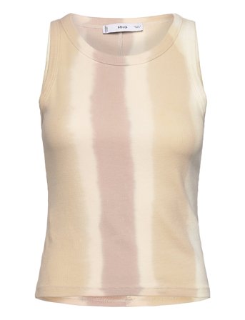 Mango | Tie-Dye Ribbed Top | XS