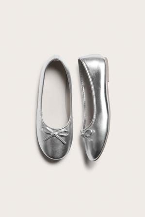 Ballerinaskor | Silver | Barn | Kappahl