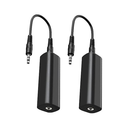 Jordloop Isolator Brusfilter för Bilstereo/Hemstereo, 2 st Jordloop Brusisolator med 3