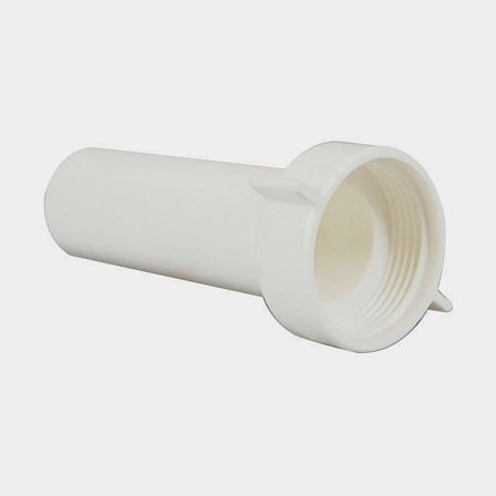 Raccordo di scarico Barka PS1432, 1 1/4" G (BSP) (interno) / 32 mm (1 1/4") tubo, plastica, bianco