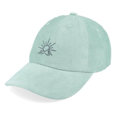 Dedicated - Grön unconstructed Keps - Soft Slussen Corduroy Line Mountain Granite Green Dad Cap @ Hatstore