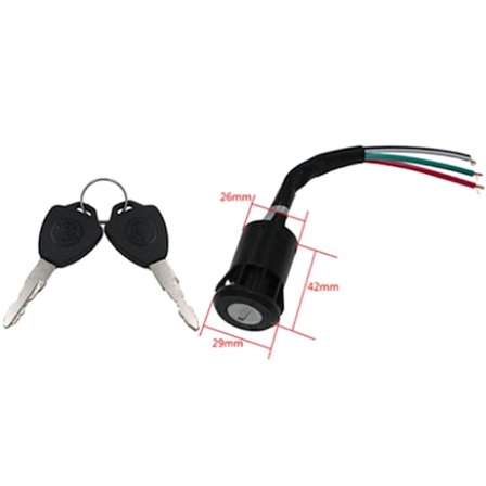 Sähköauton Power Lock -avainkytkin Universal