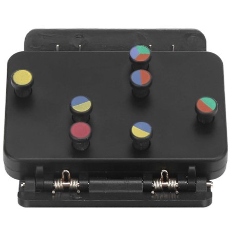 Assisterede læringsværktøjer for begyndere, sort ukulele akkordøvelsesassistent