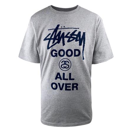 Stüssy T-Shirts Grå, Herre, Størrelse: M