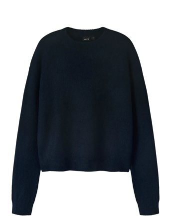 Nlflodet Ls Short Knit Noos Navy LMTD