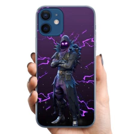 Apple iPhone 12 mini TPU Mobilcover Raven Fortnite Thunder