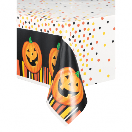 Duk pumpa 137 x 213 cm - Halloween Dekoration - Kalaslagret.se