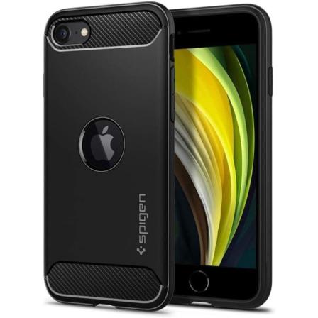 Iphone 7/8/se (2020/2022) - Spigen Rugged Armor Skal - Svart Svart