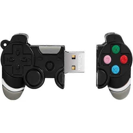 USB-minne, Vattentätt USB 2.0-minne, Sött 3D-design USB-minne Höghastighetsdatalagring USB-minne (16 GB, Gamepad) spelkontroll