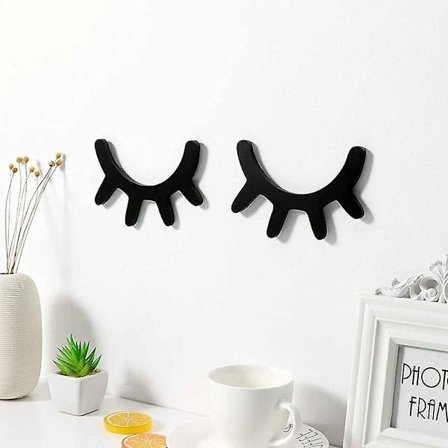 1 Pari Silmäripset Puinen Seinäkoriste Lastenhuoneen Seinätarrat Tausta Silmäripset Seinäkoriste Uneliaat Silmät Lastenhuoneen Seinätaide Sisustus 