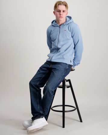 Lee Badge LB Zip Through Hoodie Blau Hoodies/Kapuzenpullover Jungen - Kids Brand Store