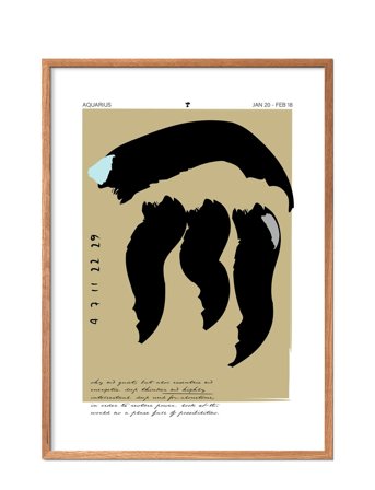 Poster & Frame Aquarius - Multi/patterned - 50X70CM