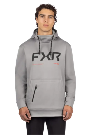 Hanorac FXR Hydrogen Tech Fără Fermoar 26 gri/roșu L