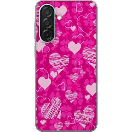 Kompatibelt Mobilskal till Samsung Samsung Galaxy A26 PopHjärtMönster