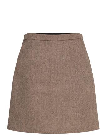 Slkhaia Corinne Skirt Brown Soaked In Luxury